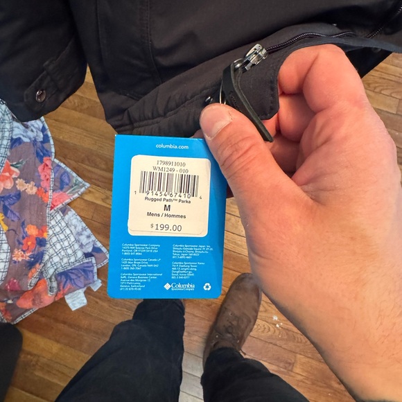 Columbia Men's Black Omni Tech Puffer Jacket - Picture 3 of 4